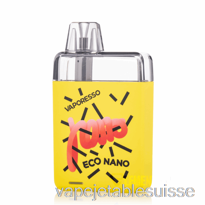 Vape Suisse Vaporesso Eco Nano Pod System été Jaune